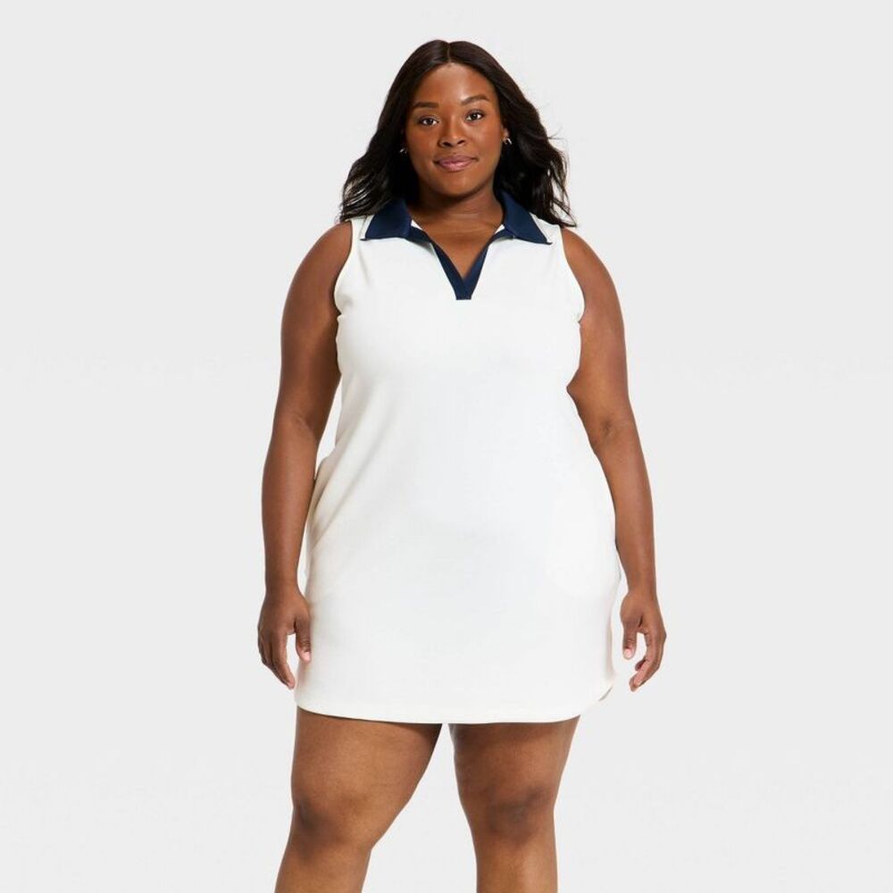 Women's Airy Sleek Dress - All In Motion Cream 1X